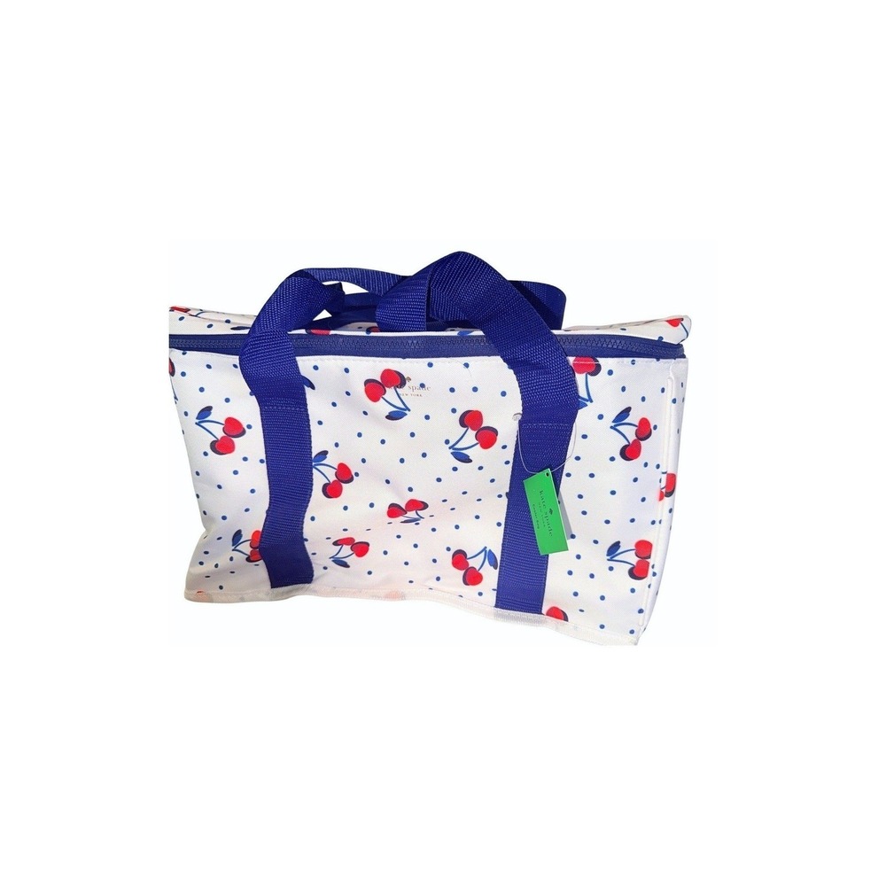 Kate Spade‎ New York Cherry Print Insulated Cooler Tote Bag NWT 16" Large